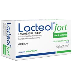 lactobacilos plm|Lacteol Fort, lactobacilos acidófilos, diarrea, cápsulas, .